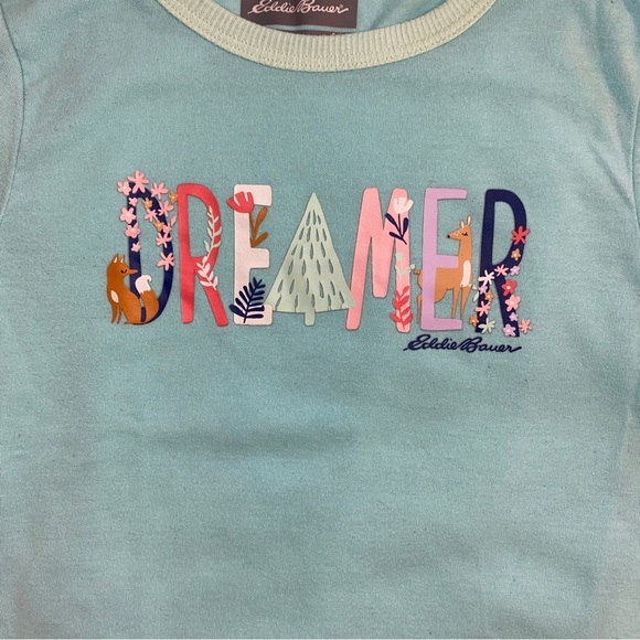 Eddie Bauer Girls’ Pajama Set - 4 Piece Size Small 7-8 - Picture 4 of 9